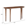 Zuo Modern Spiker Console Table Walnut