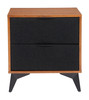 Zuo Modern Zarif Nightstand Black & Walnut