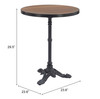 Zuo Modern Gazebo Dining Table Walnut