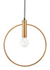 Zuo Modern Irenza Ceiling Lamp Brass