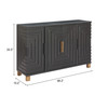 Zuo Modern Trazo Cabinet Black