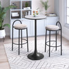 Zuo Modern Bite Bar Table Gray & Black