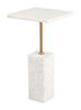 Zuo Modern Naht Side Table White