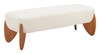 Zuo Modern Charm Bench Ivory