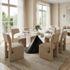 Zuo Modern Armana Dining Table White & Brown