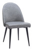 Zuo Modern Silloth Armless Dining Chair (Set of 2) Gray