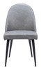 Zuo Modern Silloth Armless Dining Chair (Set of 2) Gray