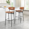 Zuo Modern Charon Barstool (Set of 2) Vintage Brown