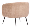 Zuo Modern Racine Accent Chair Linen Beige