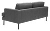 Zuo Modern Decade Sofa Vintage Gray