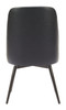 Zuo Modern Keppel Swivel Dining Chair (Set of 2) Black
