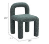 Zuo Modern Arum Dining Chair (Set of 2) Snowy Green