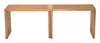 Zuo Modern Riviera Extendable Bench (Set of 2) Natural