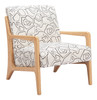 Zuo Modern Runa Accent Chair Beige & Natural