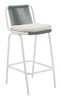 Zuo Modern Luft Barstool (Set of 2) White & Green