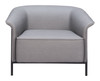 Zuo Modern Burry Accent Chair Slate Gray