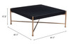 Zuo Modern Nazaire Coffee Table Black