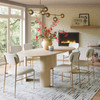 Zuo Modern Sydhavnen Dining Chair Cream & Gold