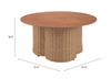 Zuo Modern Soka Coffee Table Natural