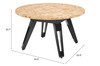 Zuo Modern Burl 2 in 1 Table Natural