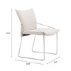 Zuo Modern Pola Dining Chair (Set of 2) White