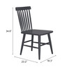 Zuo Modern Zeilen Dining Chair (Set of 2) Black