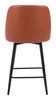 Zuo Modern Keppel Swivel Counter Stool Brown