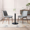 Zuo Modern Magnus Dining Chair (Set of 2) Slate Gray & Walnut