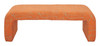 Zuo Modern Nendo Bench Abstract Orange