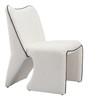 Zuo Modern Novo Accent Chair Ivory