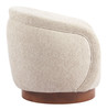 Zuo Modern Vinta Swivel Chair Beige