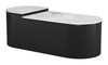Zuo Modern Ormara Coffee Table Set (2-Piece) White & Black