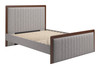 Zuo Modern Somune Queen Bed Gray & Walnut