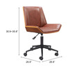 Zuo Modern Maker Office Chair Brown