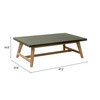 Zuo Modern Dert Coffee Table Gray