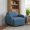 Zuo Modern Cleo Swivel Chair Blue