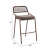 Zuo Modern Rio Barstool (Set of 2) Brown