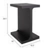 Zuo Modern Bama Side Table Black