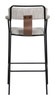 Zuo Modern Couva Barstool (Set of 2) Gray Tweed