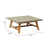 Zuo Modern Kert Coffee Table Gray