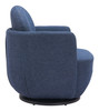 Zuo Modern Bant Swivel Chair Blue