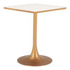 Zuo Modern Spot Bistro Table Beige & Gold