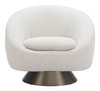 Zuo Modern Modan Swivel Chair Misty Gray