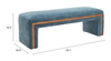 Zuo Modern Scatola Bench Blue