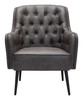 Zuo Modern Tasmania Accent Chair Vintage Black