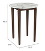 Zuo Modern Vernon Bar Table White