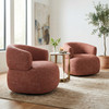 Zuo Modern Venezia Swivel Chair Brown