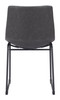 Zuo Modern Smart Dining Chair (Set of 2) Charcoal