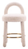 Zuo Modern Curco Counter Stool (Set of 2) Beige