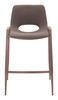 Zuo Modern Desi Counter Stool (Set of 2) Brown & Walnut